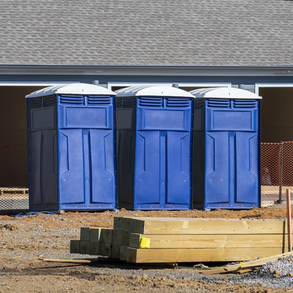 what is the expected delivery and pickup timeframe for the portable restrooms in Molina Colorado